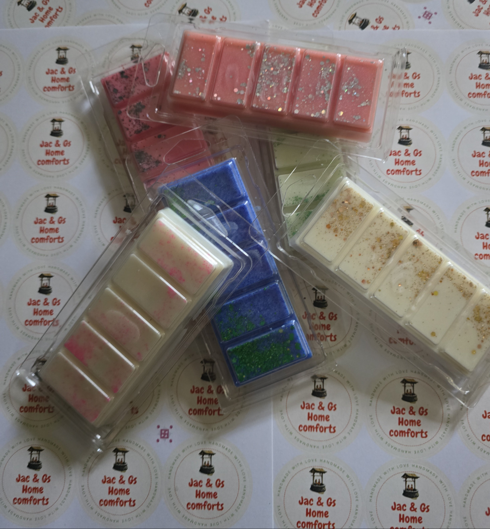 Food scented wax melt snap bars